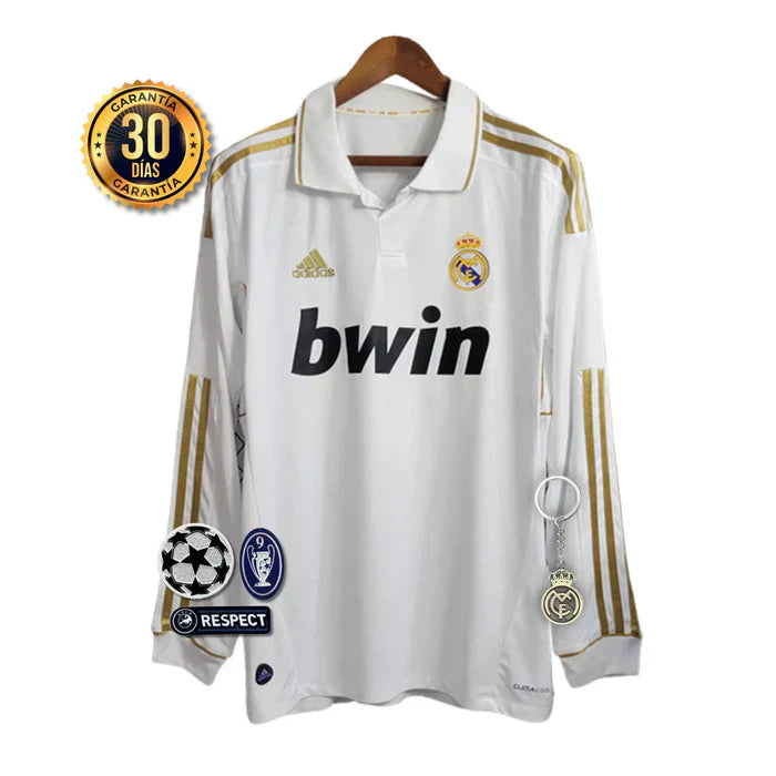 Camiseta REAL MADRID I 11/12 HOMBRE (RETRO) MANGA LARGA