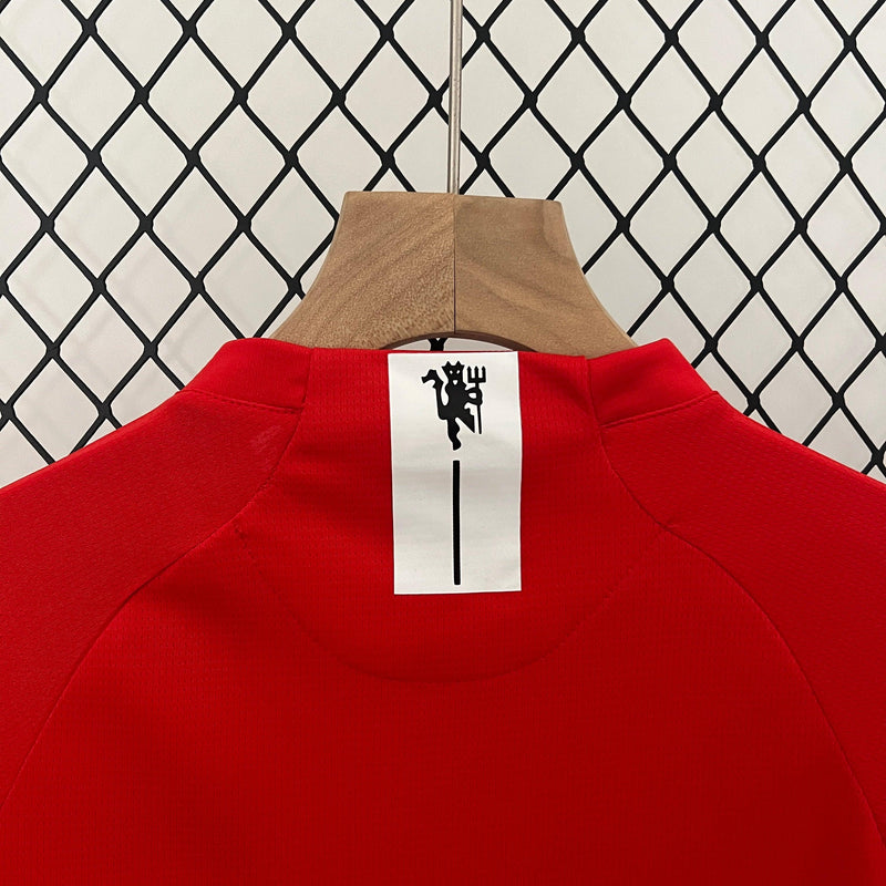Camiseta Manchester United 07/08 - Niños (Pantalón Corto Incluido) RETRO - TIENDA LUXSHOP